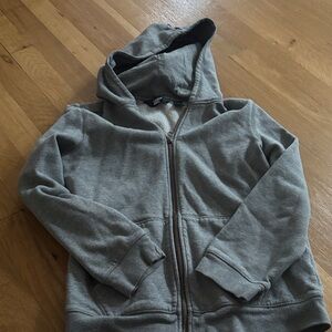 Lands' End Kids Gray Hoodie Jacket
